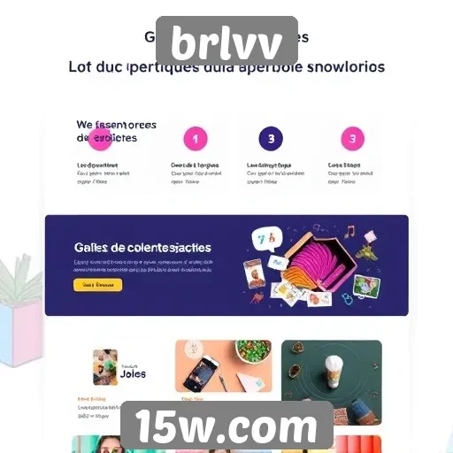 Destaques das funcionalidades do site brlvv